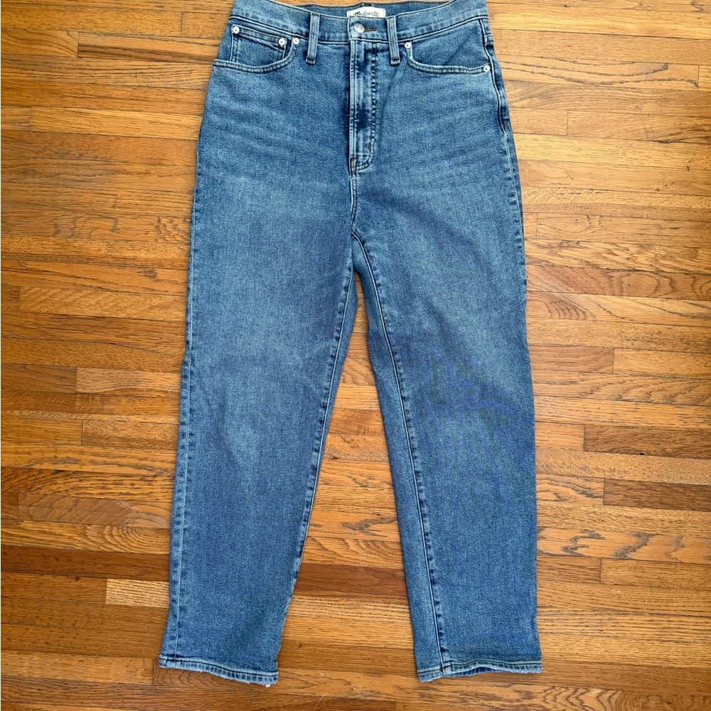 Madewell Blue Straight Leg Jeans